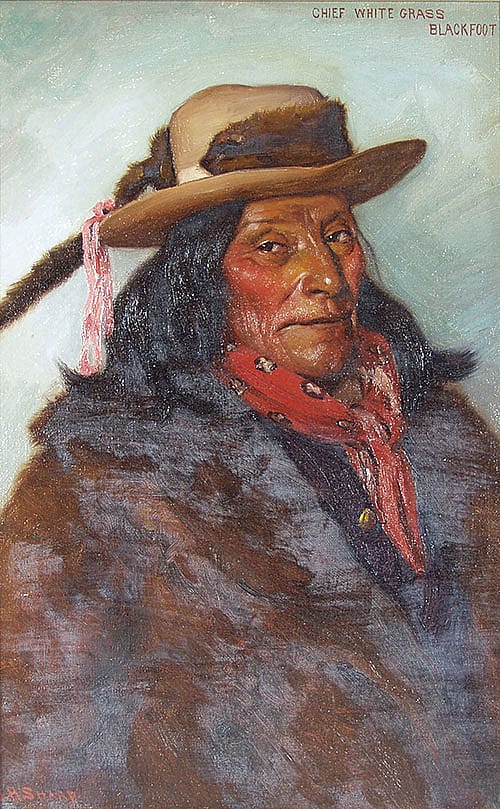 Chief White Grass - Blackfoot